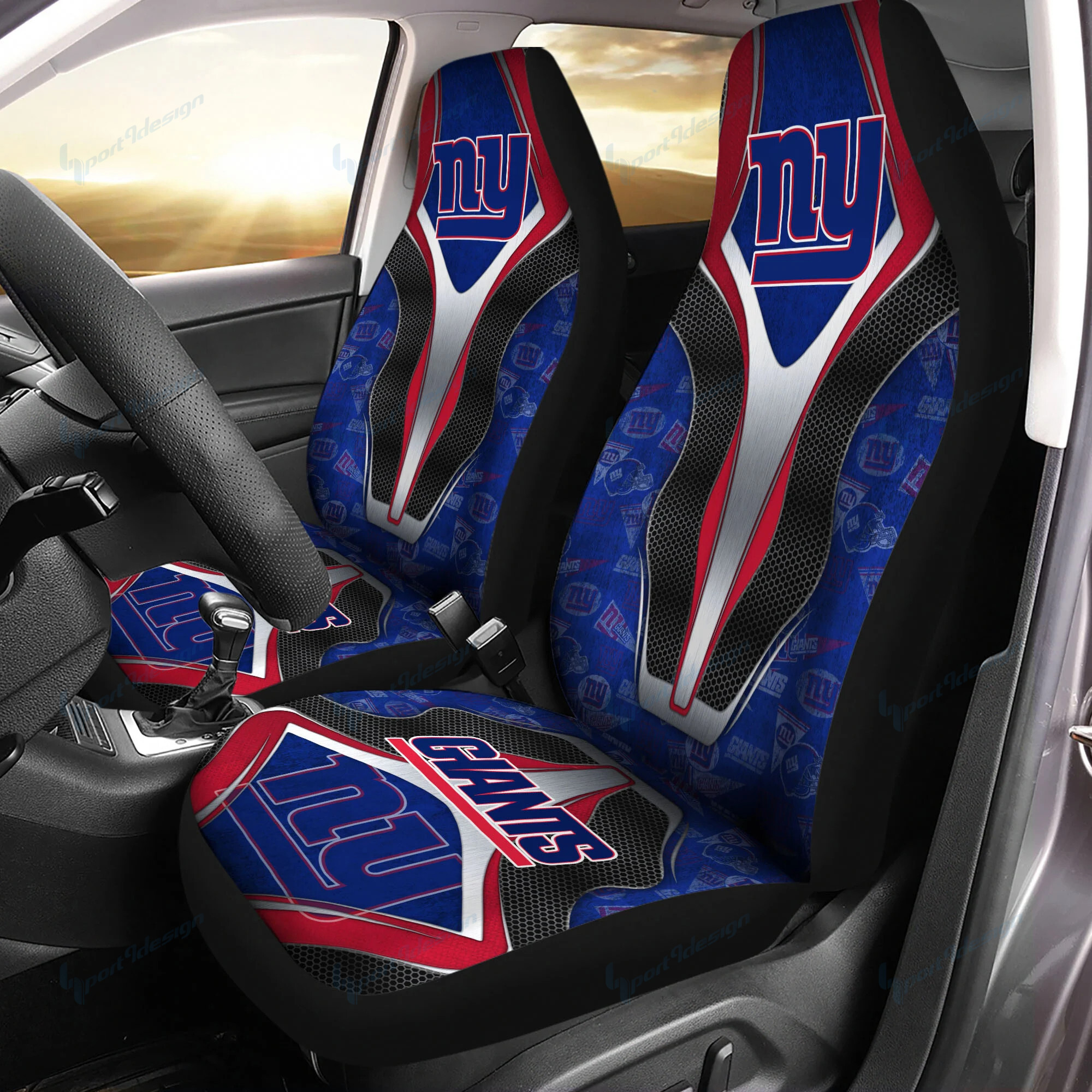 New York Giants Car Seat Covers Bg45