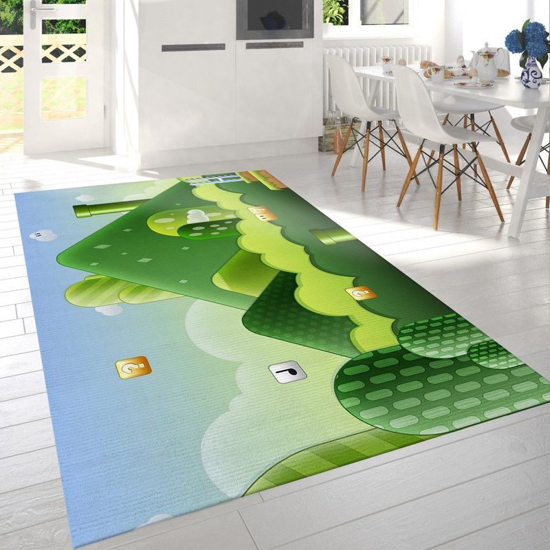 Super Mario 120 Area Rug Living Room And Bed Room Rug Gift Us Decor