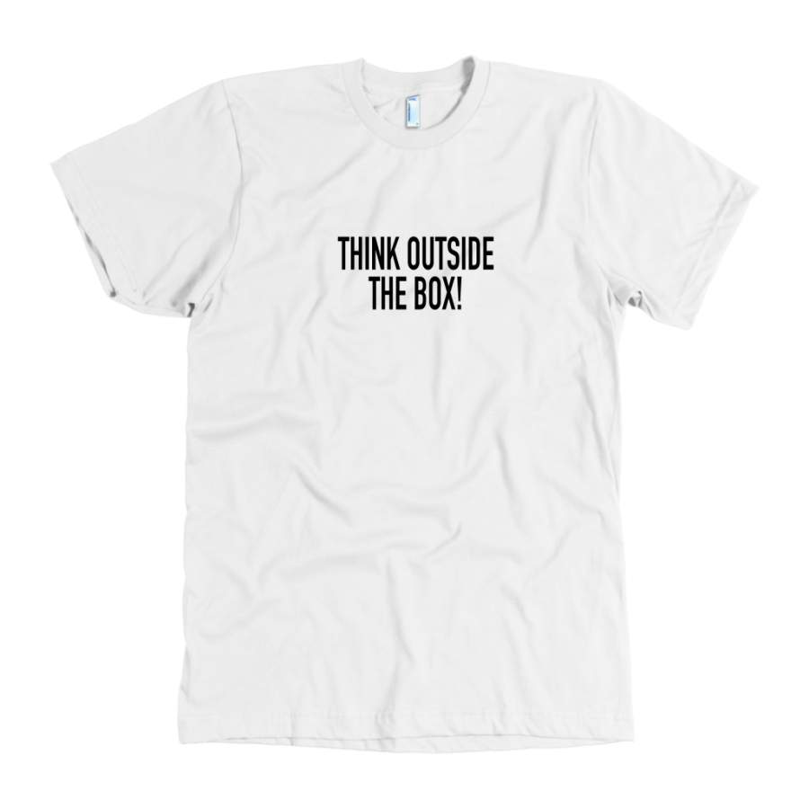 Think Outside The Box Men’s T-Shirt Black