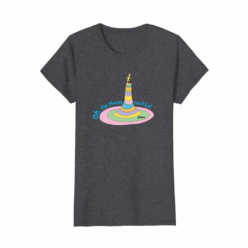 Dr. Seuss Oh The Places You'll Go - Balancing Act T-shirt - ReadingLLC