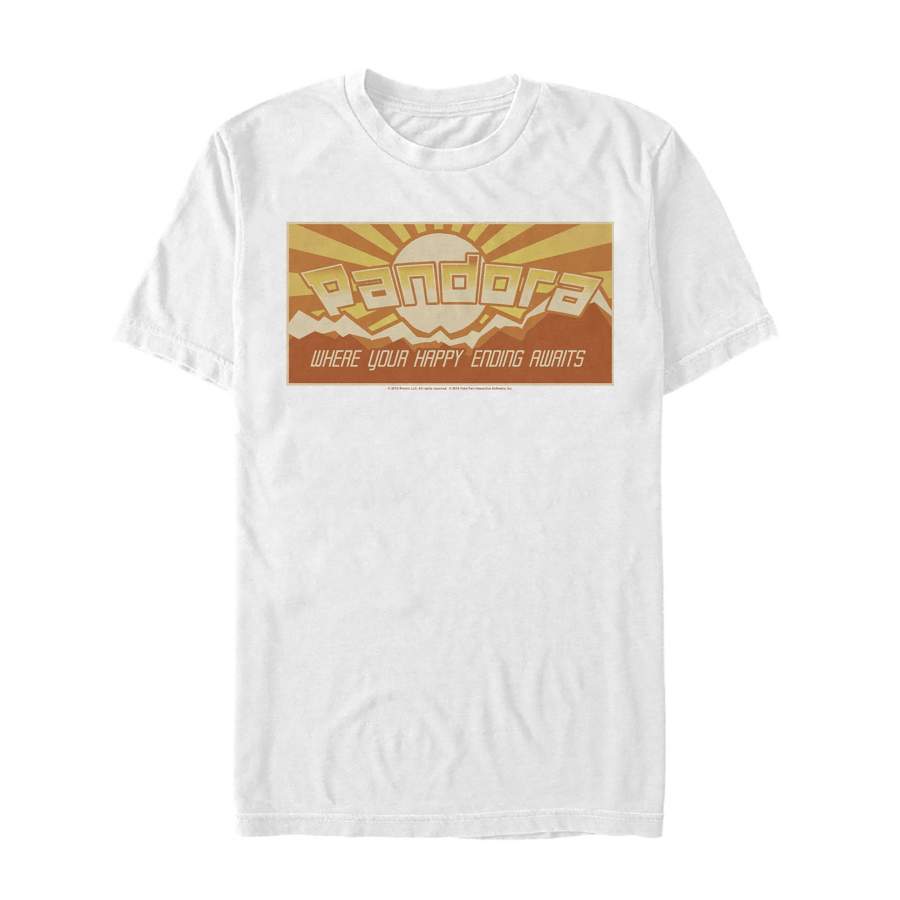 Borderlands 3 Men’s Pandora Travel Poster  T Shirt