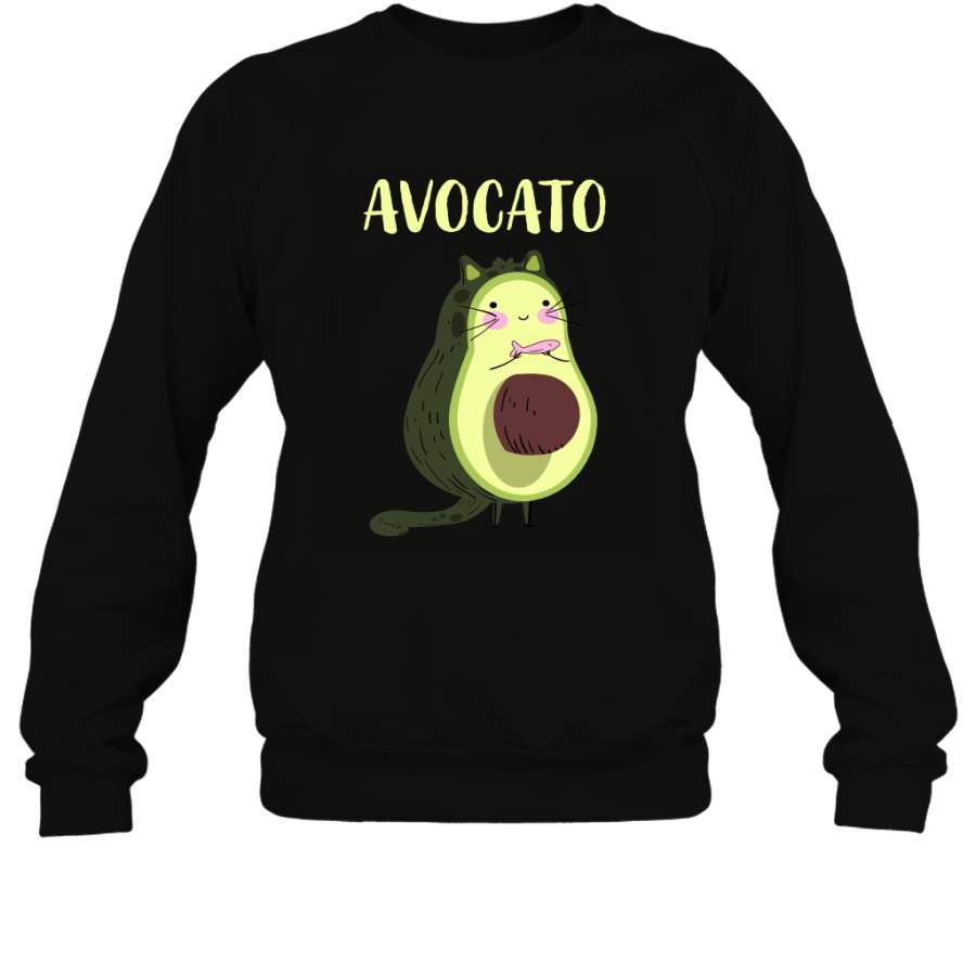 Avocato Avocado Cat Kitten Shirt Sweatshirt