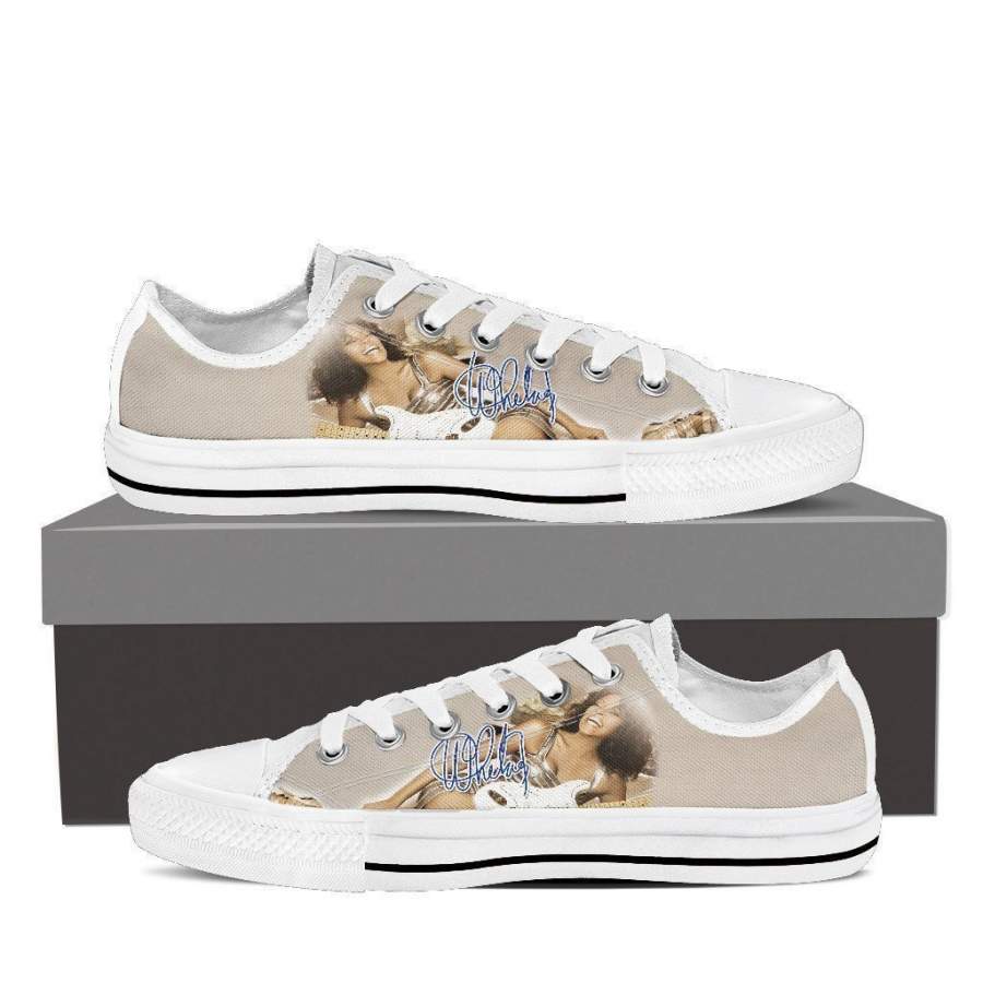 Whitney Houston Low Top Sneakers Shoes For Men