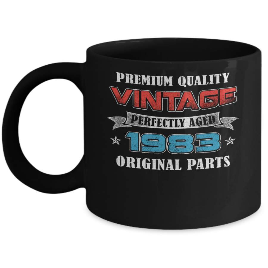 Vintage Premium Prefectly Aged 1983 37th Birthday Gift Mug