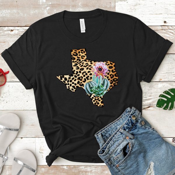 Texas Leopard Tee