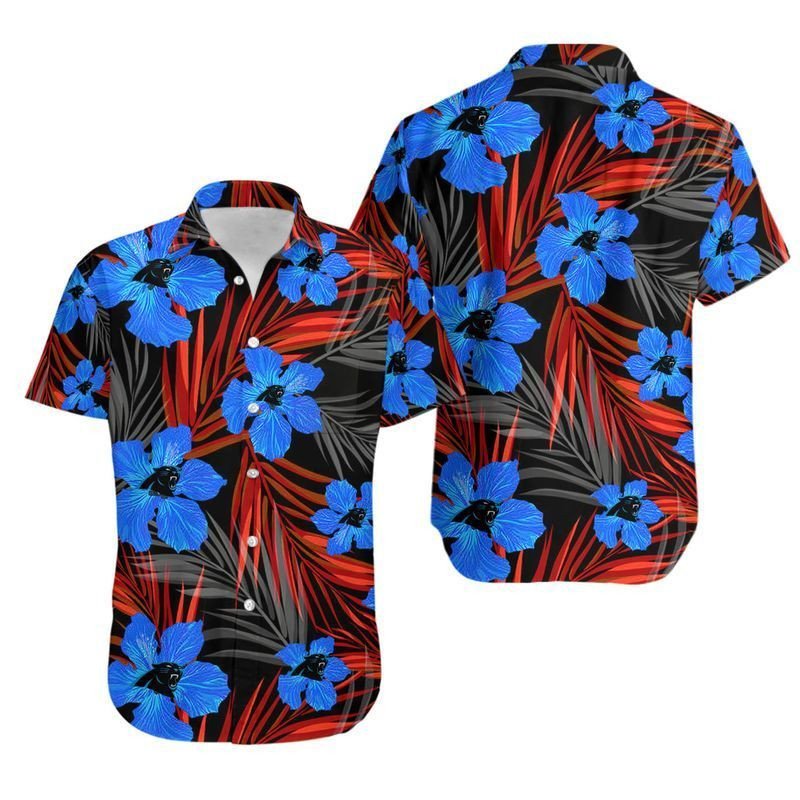 Carolina Panthers Flower Hawaii Shirt And Shorts Summer Collection H97