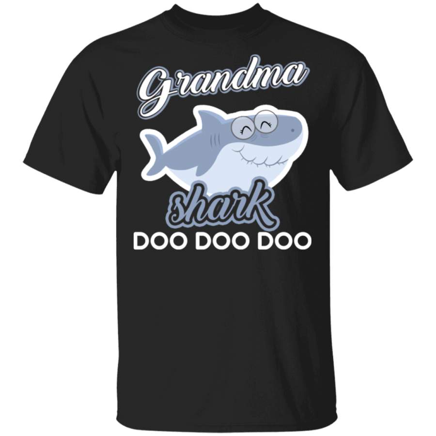 Mens Grandpa Shark Tshirt Doo Doo Doo Matching Family Tee Shirt