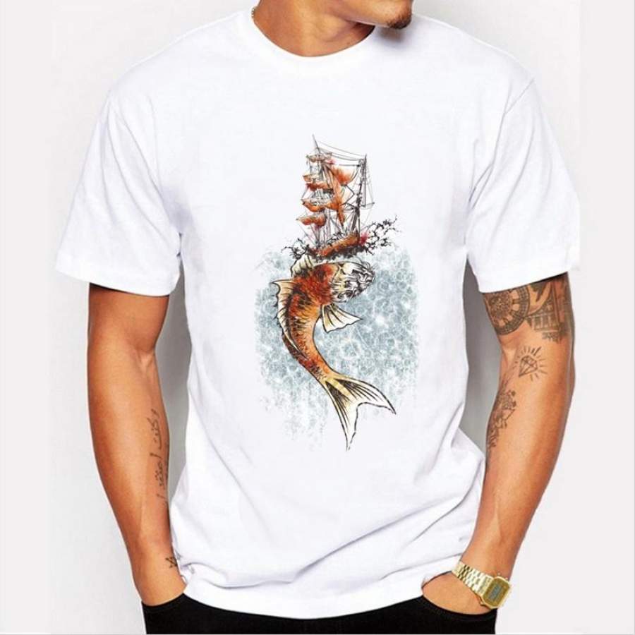 2018 New Angling T-Shirt Fish Bait Carp Angling Funny T Shirt New Fashion Men’S Tshirt Holiday Comfort Tops Tee S-3Xl