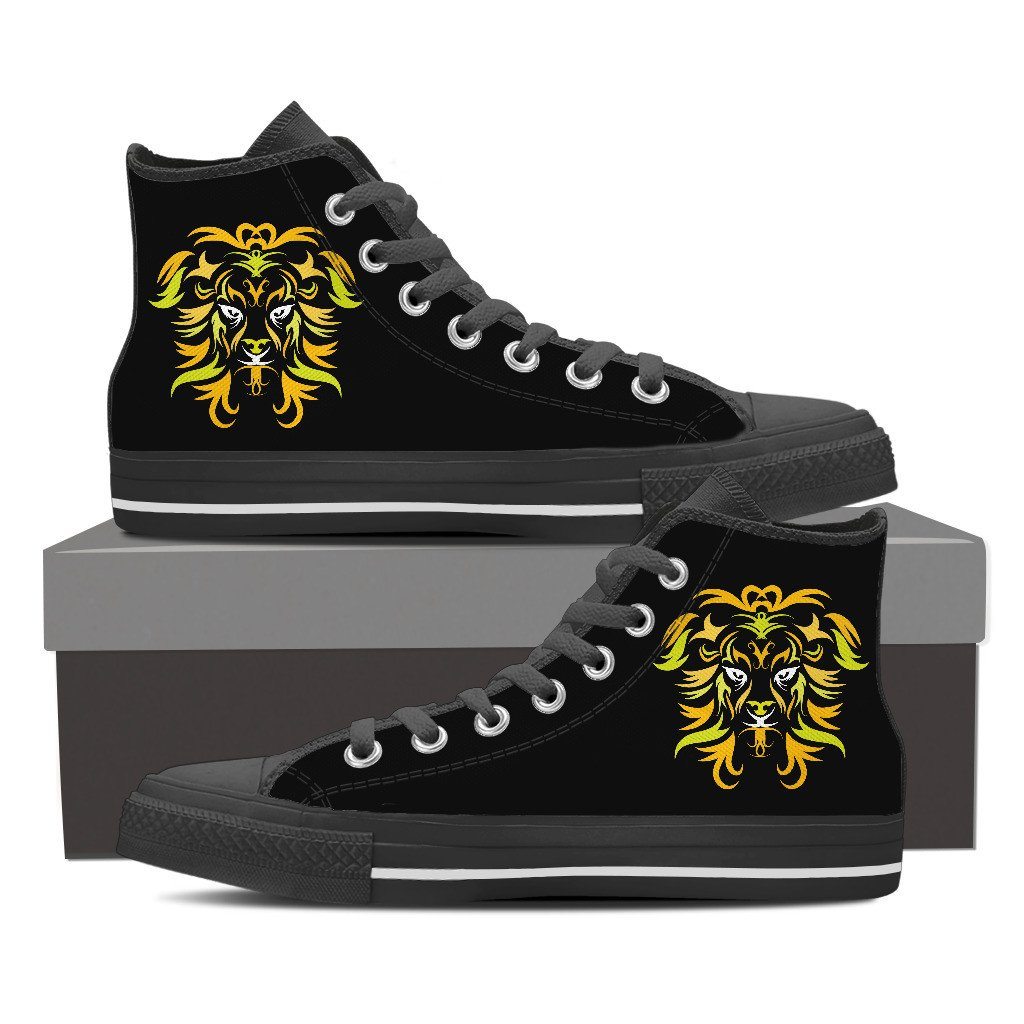 The Lion Men’s High Top Shoes