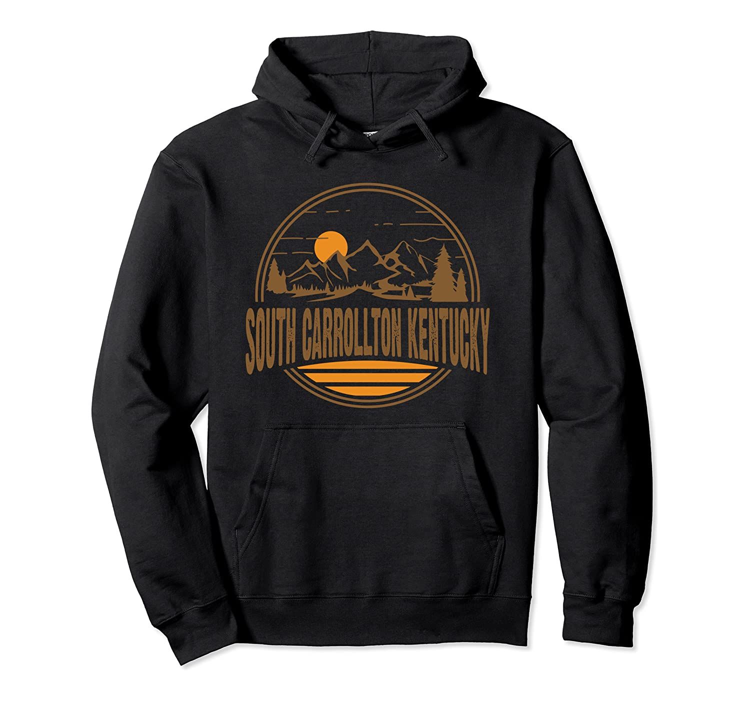 Vintage South Carrollton Kentucky Mountain Hiking Print Pullover Hoodie, T-Shirt, Sweatshirt, Tank Top, Racerback, Dolman