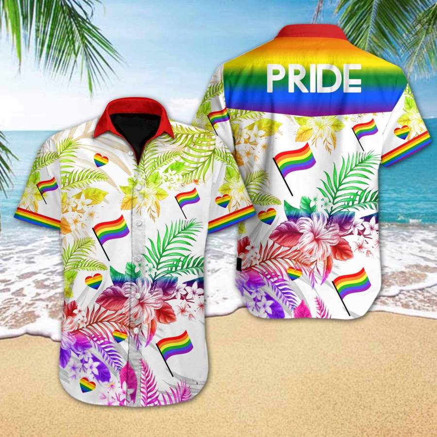 Lgbt Pride Tropical Full Printing Hawaii Shirts Ha60883