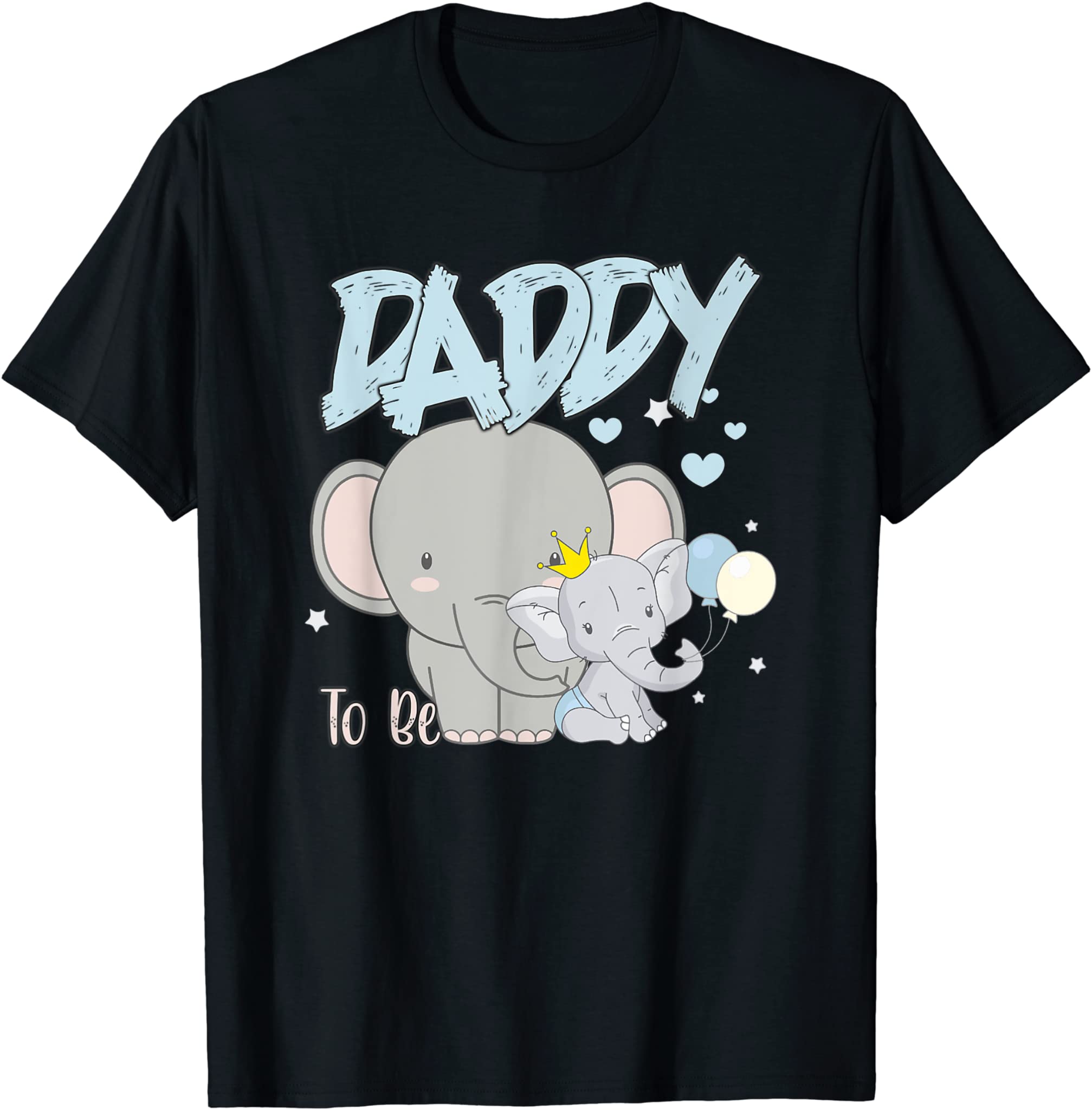 Daddy To Be, Cute Elephant Baby Shower Pregnancy Soon Reveal T-Shirt