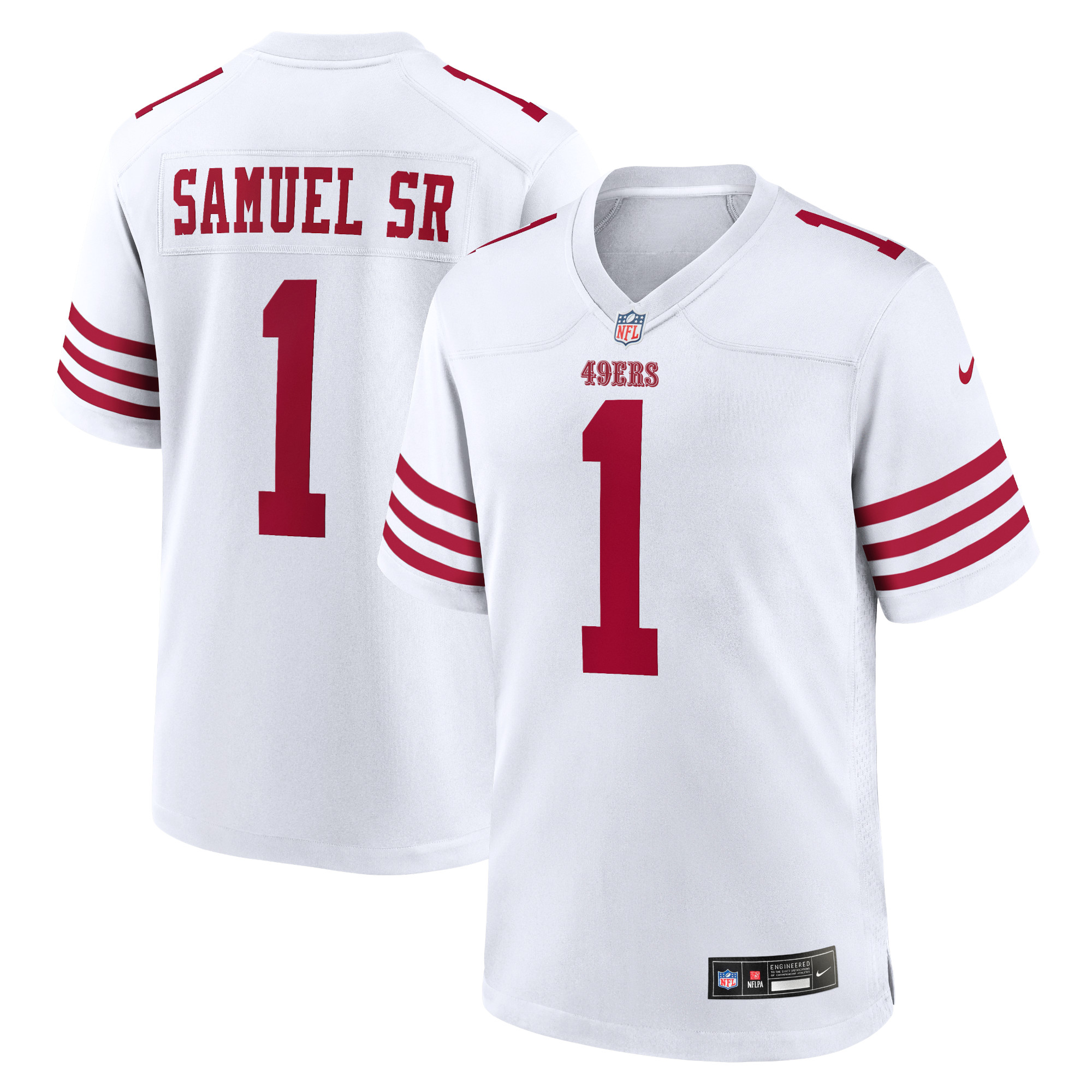 Deebo Samuel Sr San Francisco 49ers Game Player Jersey – White