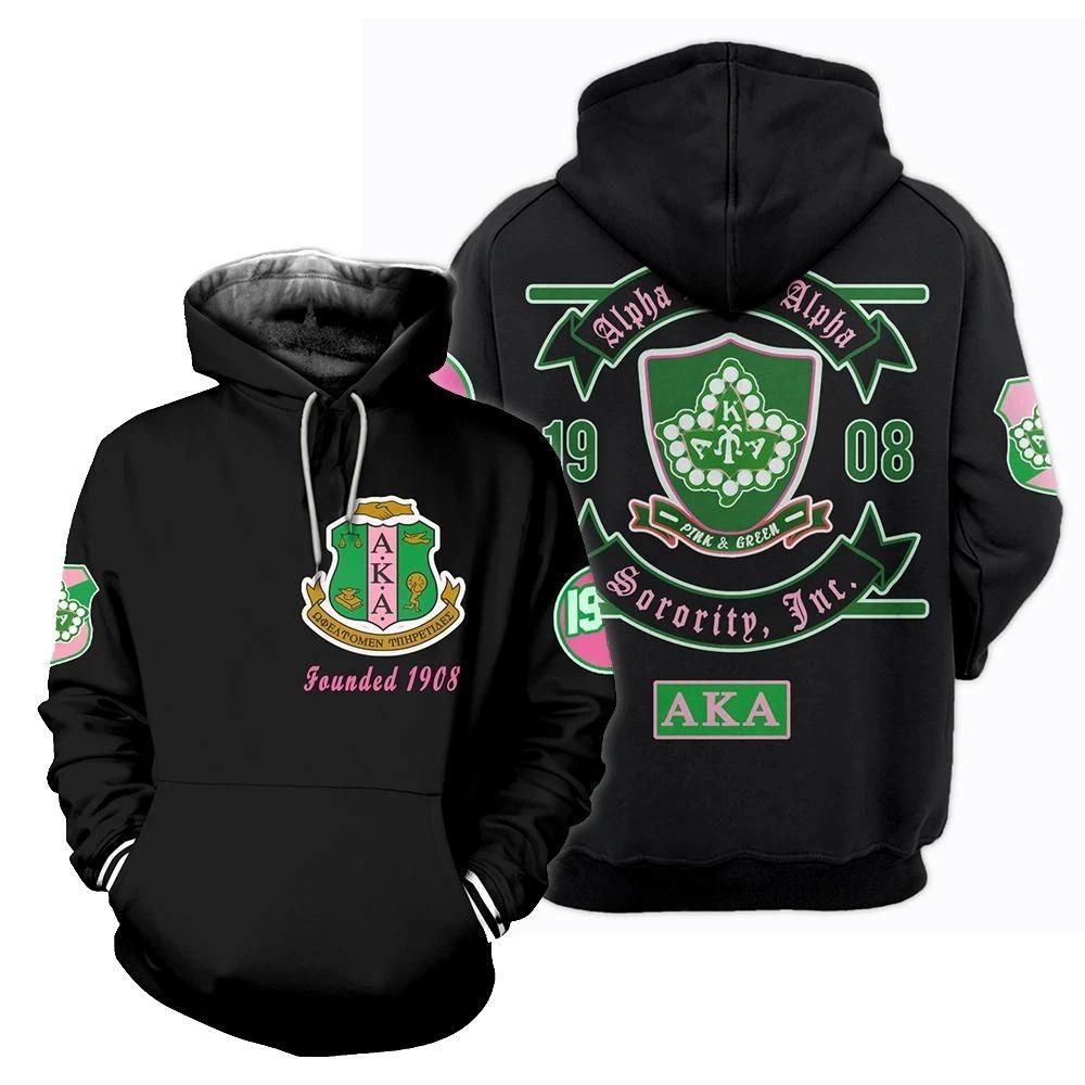 Greek Life Hoodie – Alpha Kappa Alpha Hoodie – Brian Style