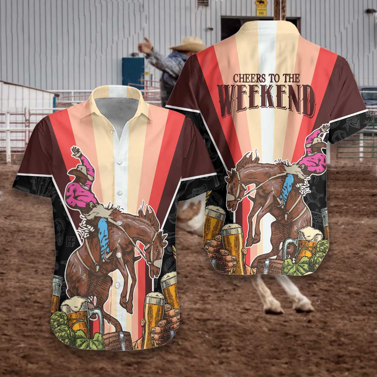 Cheers To The Weekend Rodeo Hawaii Shirt For Men And Women Ha98667