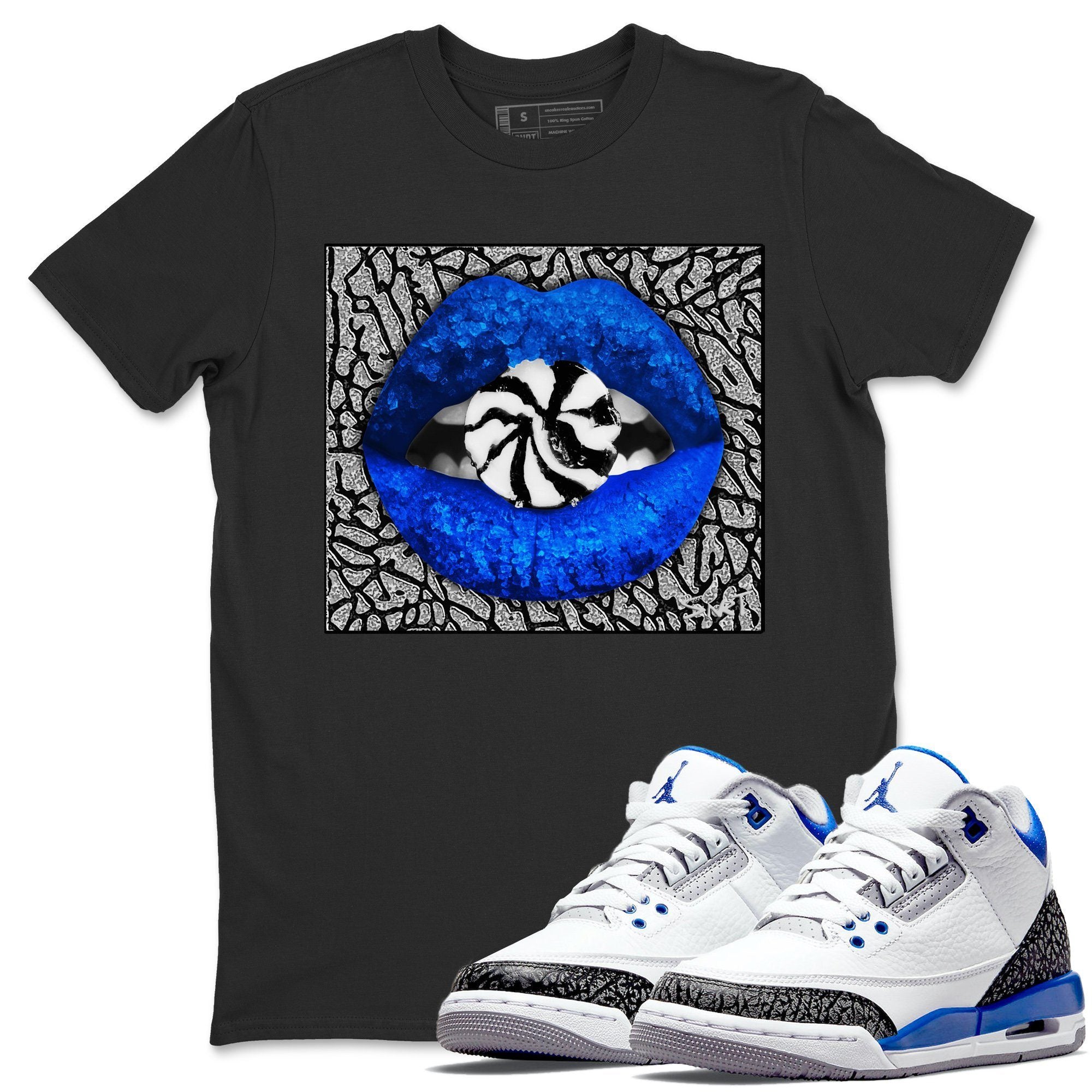 Lips Candy T-Shirt – Air Jordan 3 Racer Blue