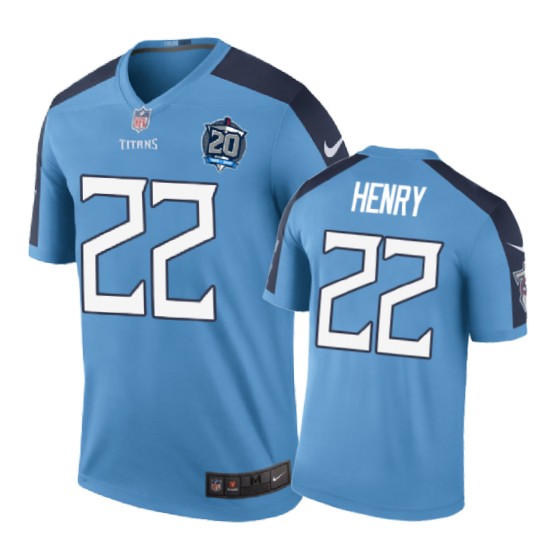 Tennessee Titans #22 Derrick Henry Nike Color Rush Light Blue Jersey