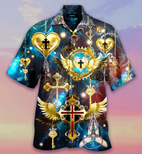 Check Out This Awesome Jesus Holds The Key To My Heart Hawaii Aloha Shirts Ha67161