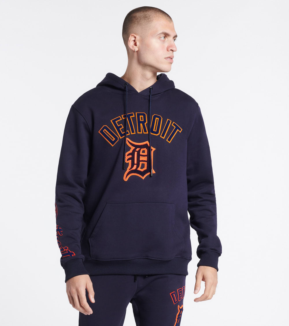 Detroit Tigers Stacked Logo Hoodie