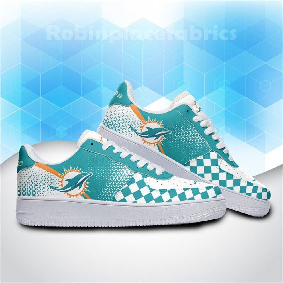 Miami Dolphins 03 Sneakers Football Air Force 1 Shoes