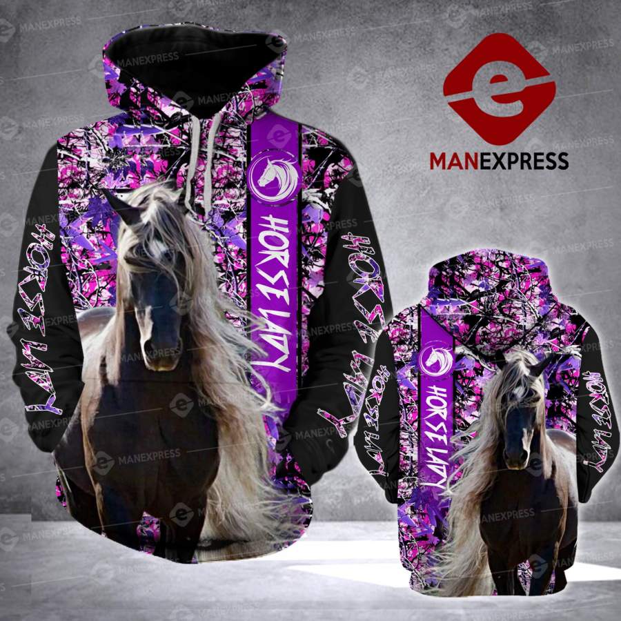 Horse Lady 3D printed hoodie GKQ A