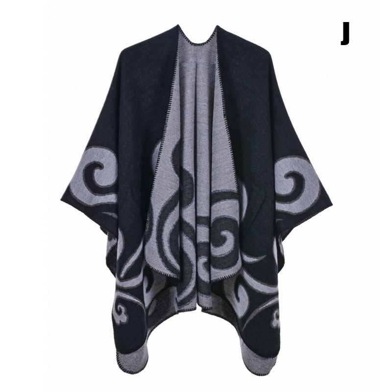 2021 Autumn Winter Poncho Capes Women’s Classic Shawl Wraps Cardigans Loose Open Front Elegant Blanket Shawls SAL99 alx