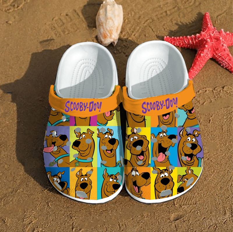 Scooby Doo Crocss Crocband Clogs, Comfy Footwear, Shoes 1 For Men Women Kids