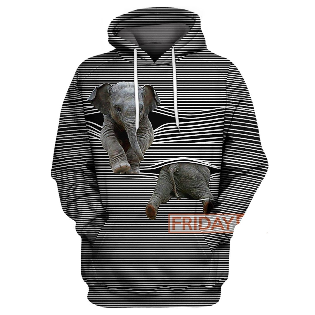 Unifinz Elephant T-Shirt Funny Elephant T-Shirt Amazing Elephant Hoodie Sweater 2022