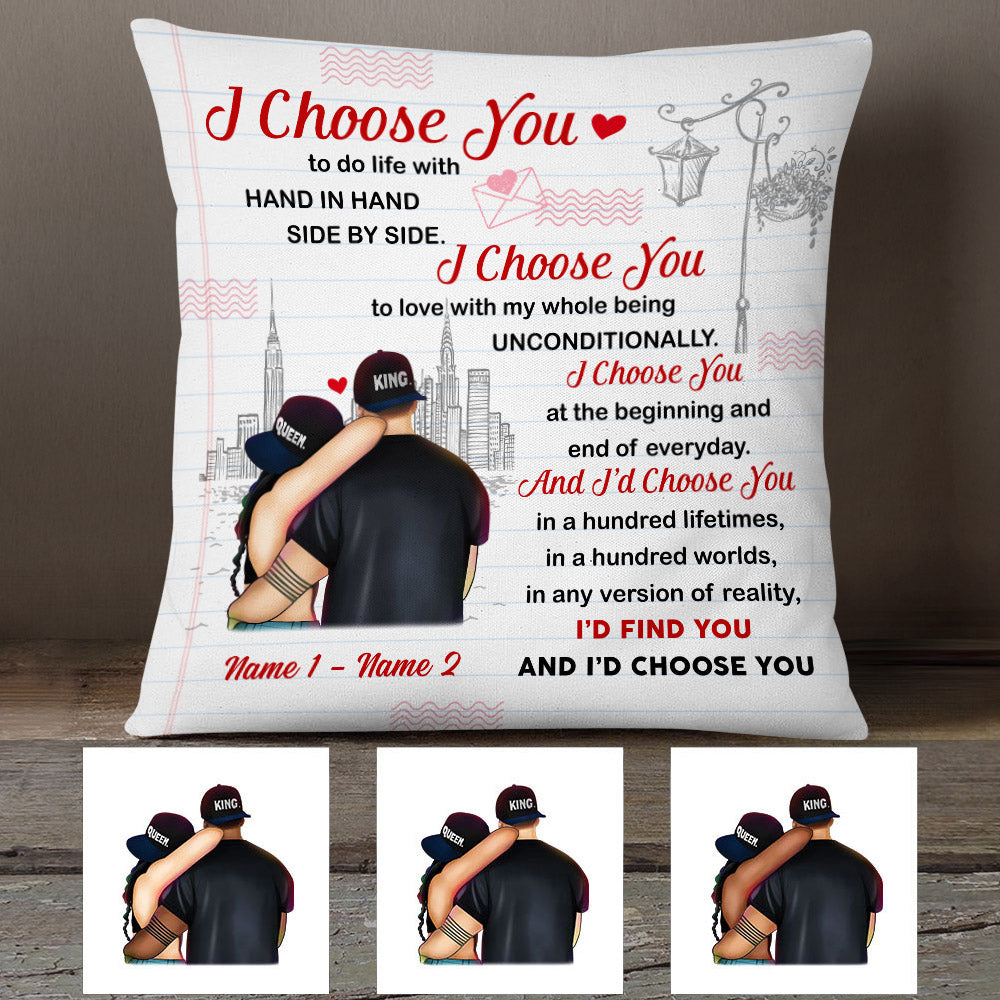 Personalized Couple Pillow Mr91 26O53 (Insert Included)