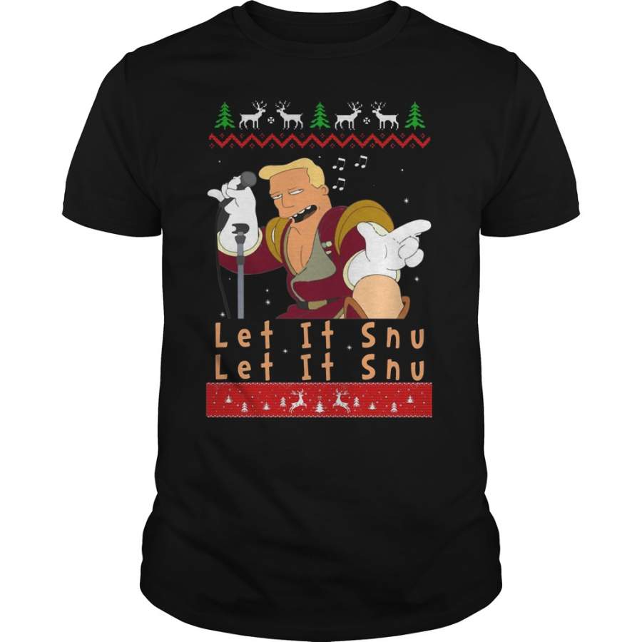 Zapp Brannigan let it Snu Christmas ugly sweater T-Shirt