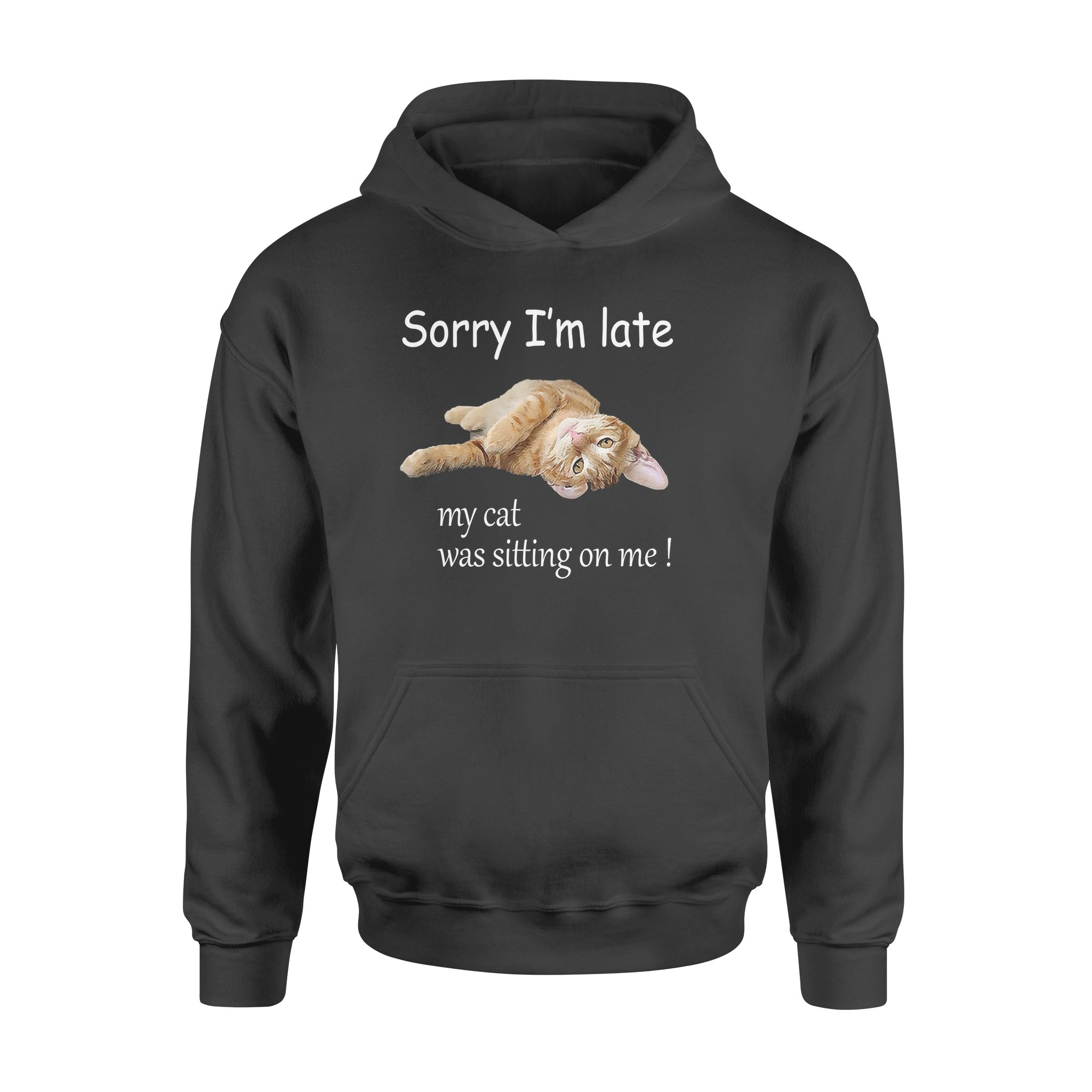 Sorry I’m Late My Cat Was Sitting On Me – Standard Hoodie