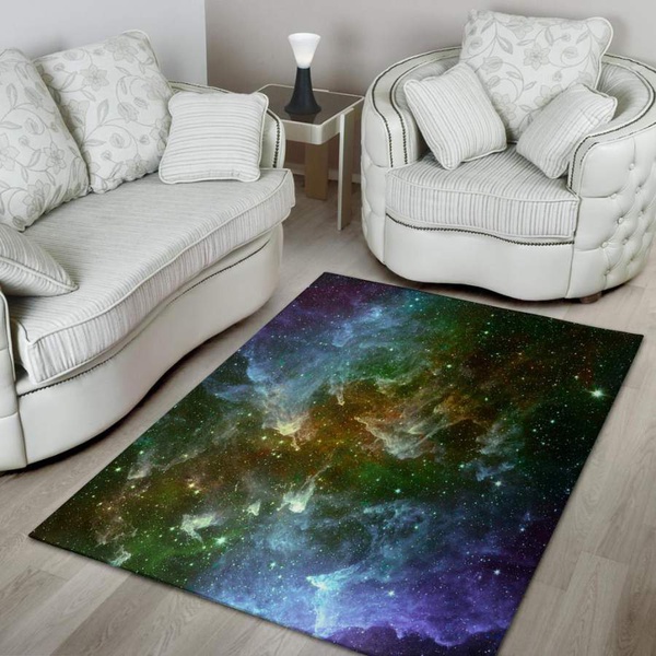 Universe Galaxy Space Area Rug