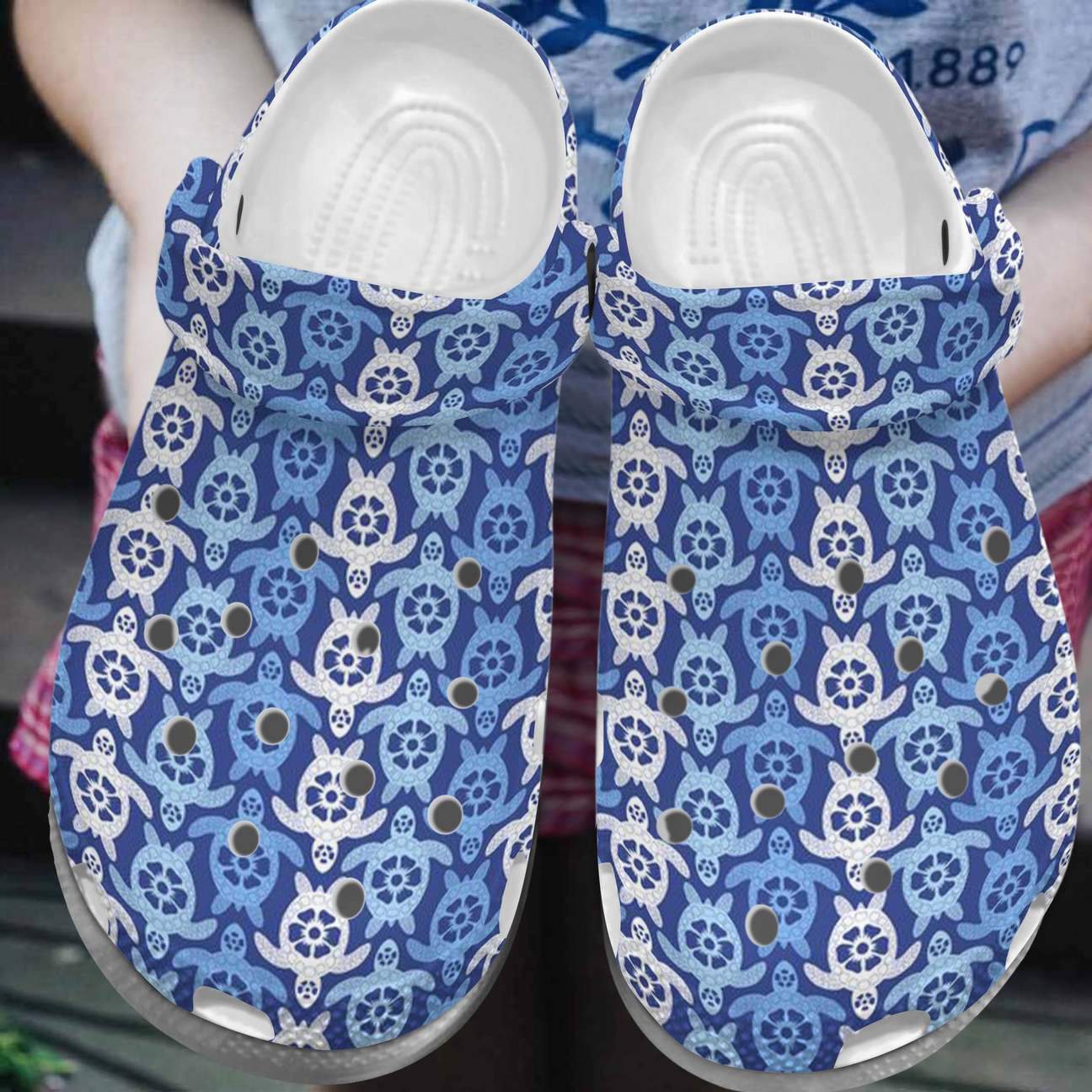 Sea Turtle Personalized Clog, Custom Name, Text, Color, Number Fashion Style For Women, Men, Kid, Print 3D Sea Turtle Pattern