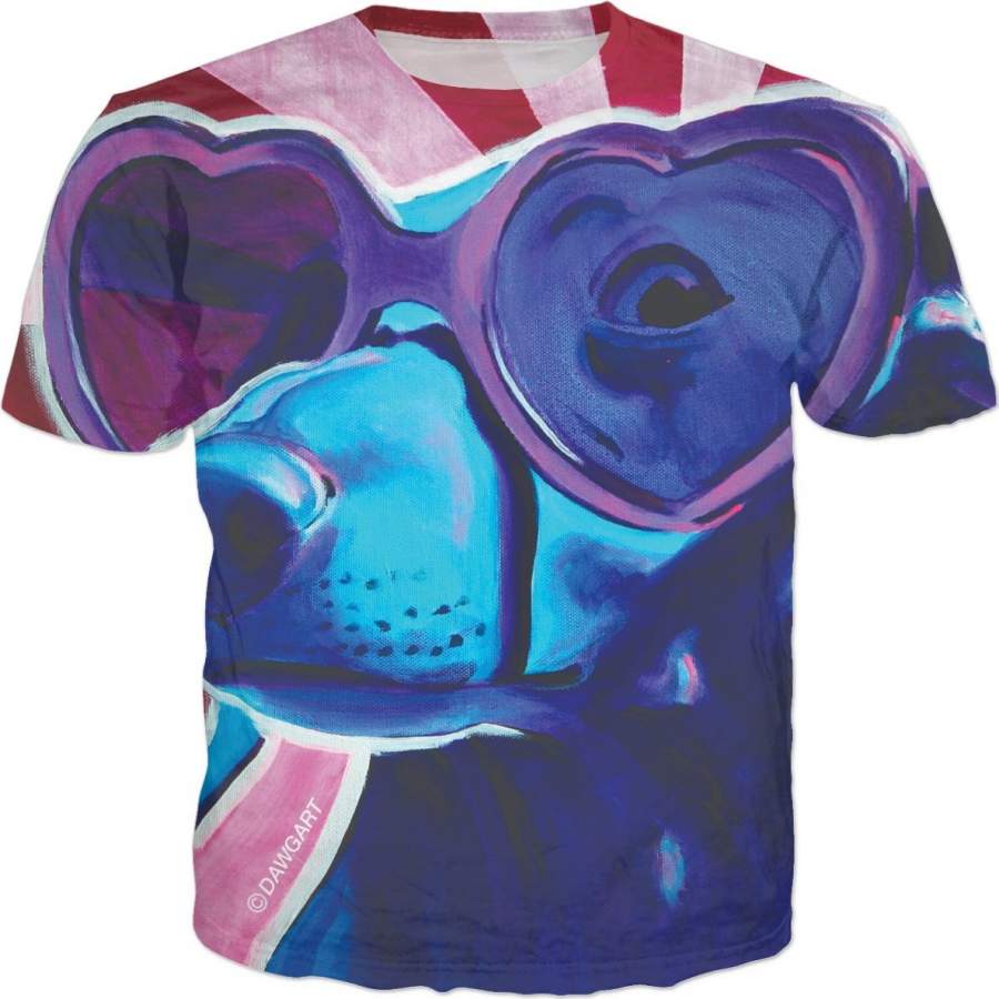 Puppy Love Men/Women 3D All-Over Print Tshirt