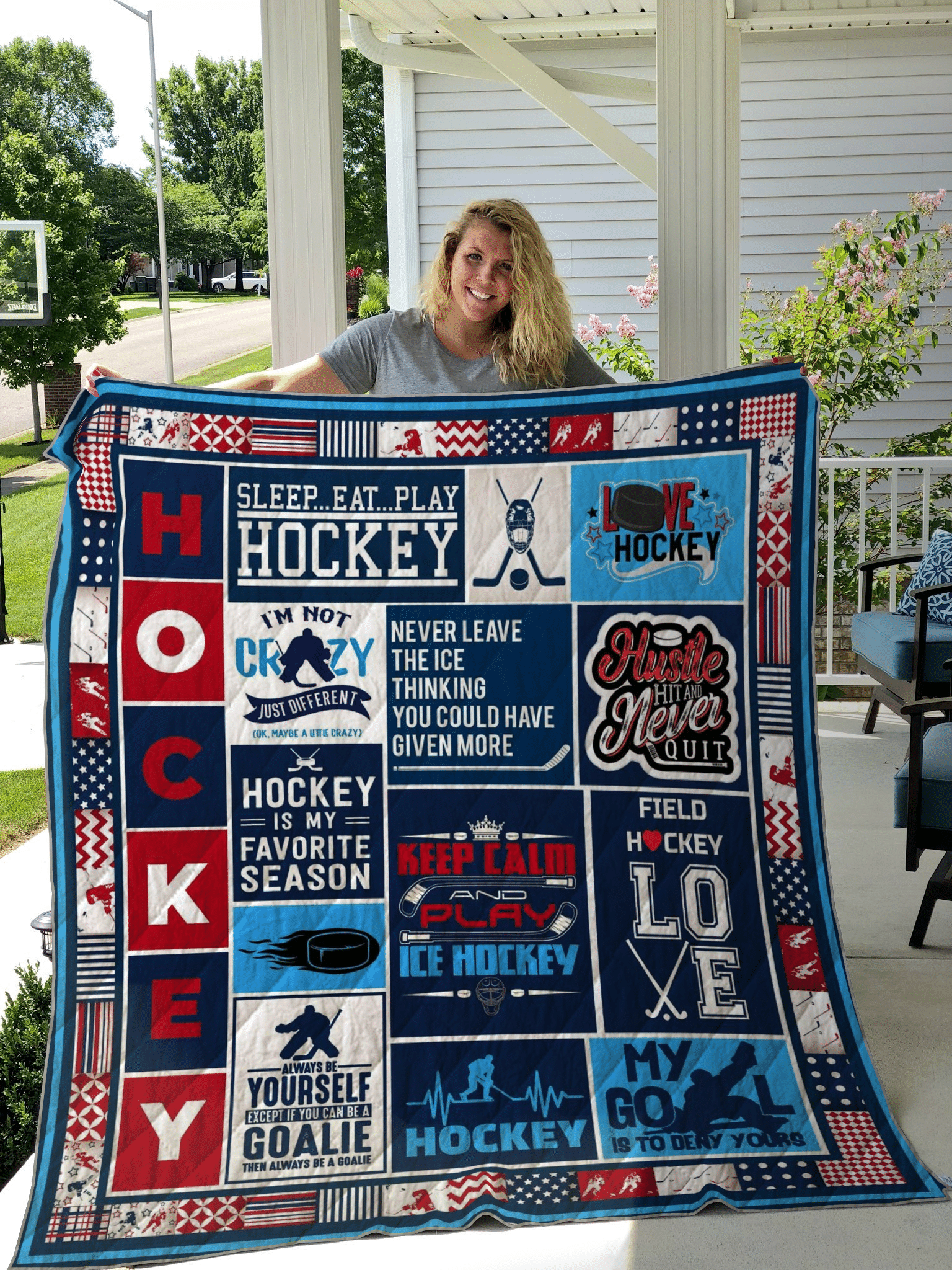 Hockey Quilt Blanket LML261105DT