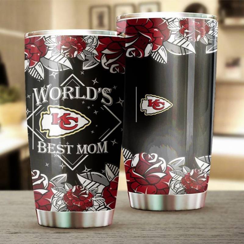 Kansas City Chiefs Football World’s Best Mom Tumbler