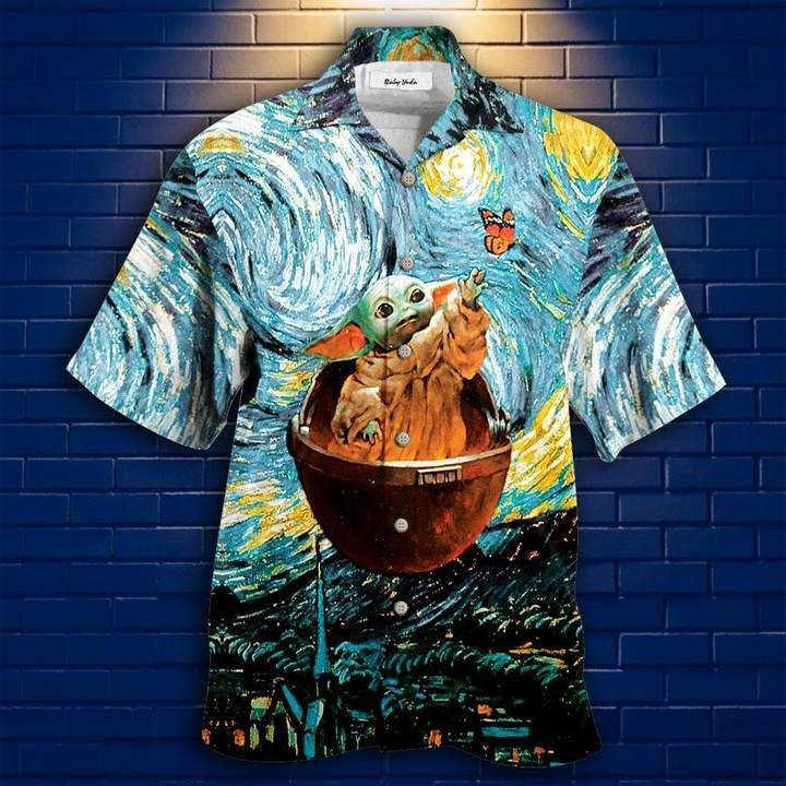 Baby Van Gogh Starry Night Hawaiian Shirt | Unisex | Adult | Hw3643