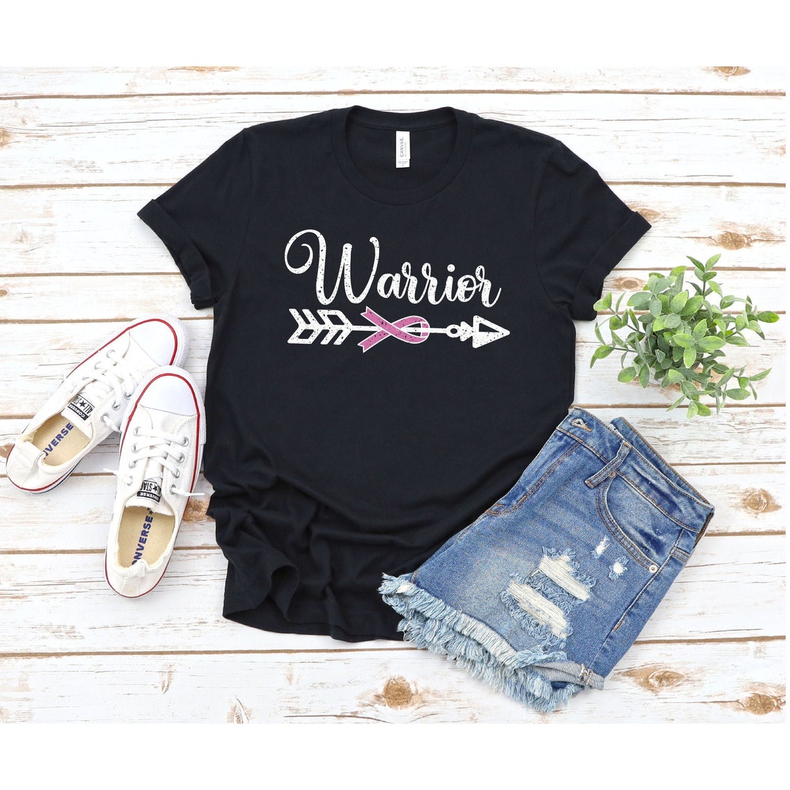 Breast Cancer Awareness Shirt For Women Girl Pink Ribbon Warrior Shirts Keep Fighting Month Tee Graphic