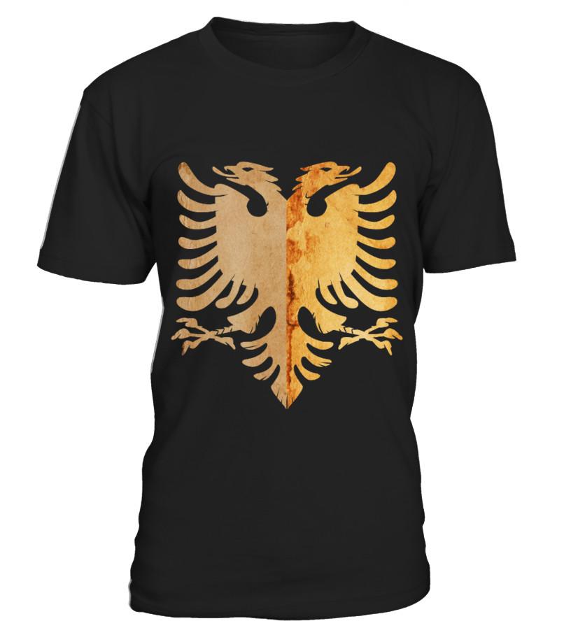 Albania Eagle Animal Bird Lover Crest T Shirt T Shirts C-Bbo97