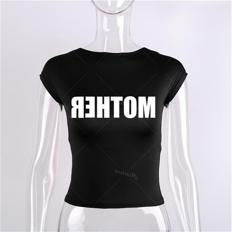 Backless Short Sleeve White Y2K clothes Crop Top Women aesthetic 2022 Summer T Shirts Sexy letter Goth Fairy grunge Cut Out emo alx