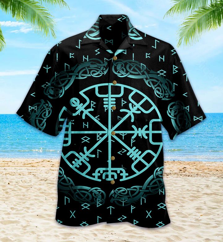 Viking Black Hawaii Shirt Ha66390