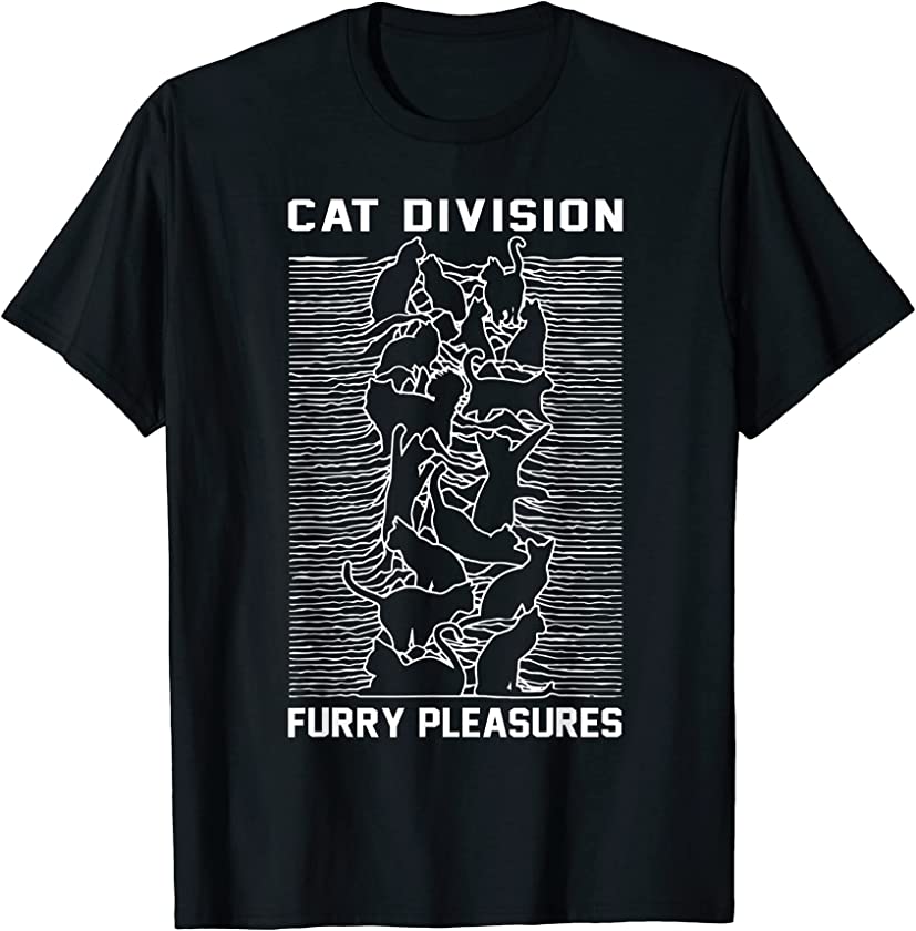 Rock Band Cats Divisions Love Music Furry Pleasures Kittens T-Shirt