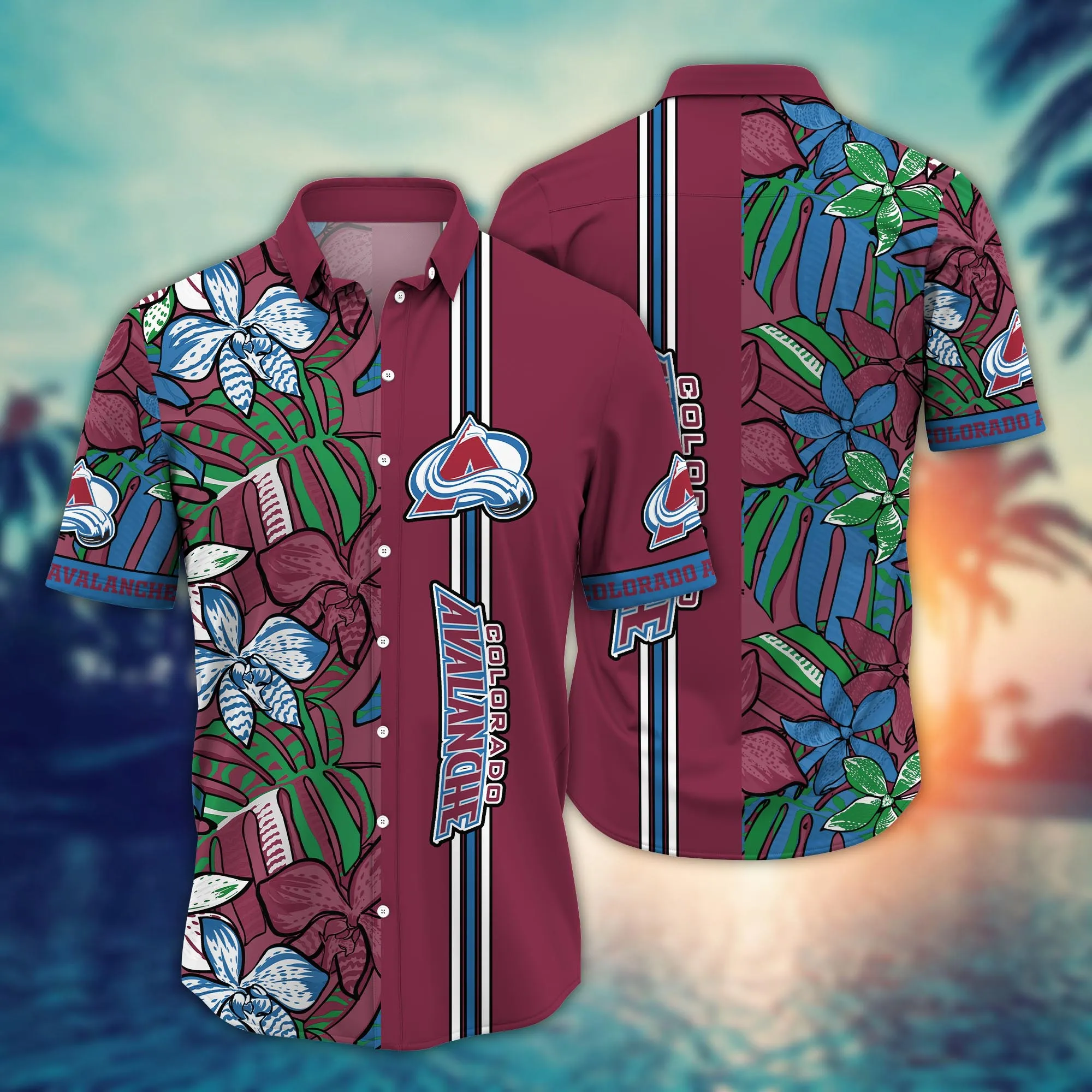 Colorado Avalanche Nhl Hawaiian Shirt Beach Season Aloha Shirt