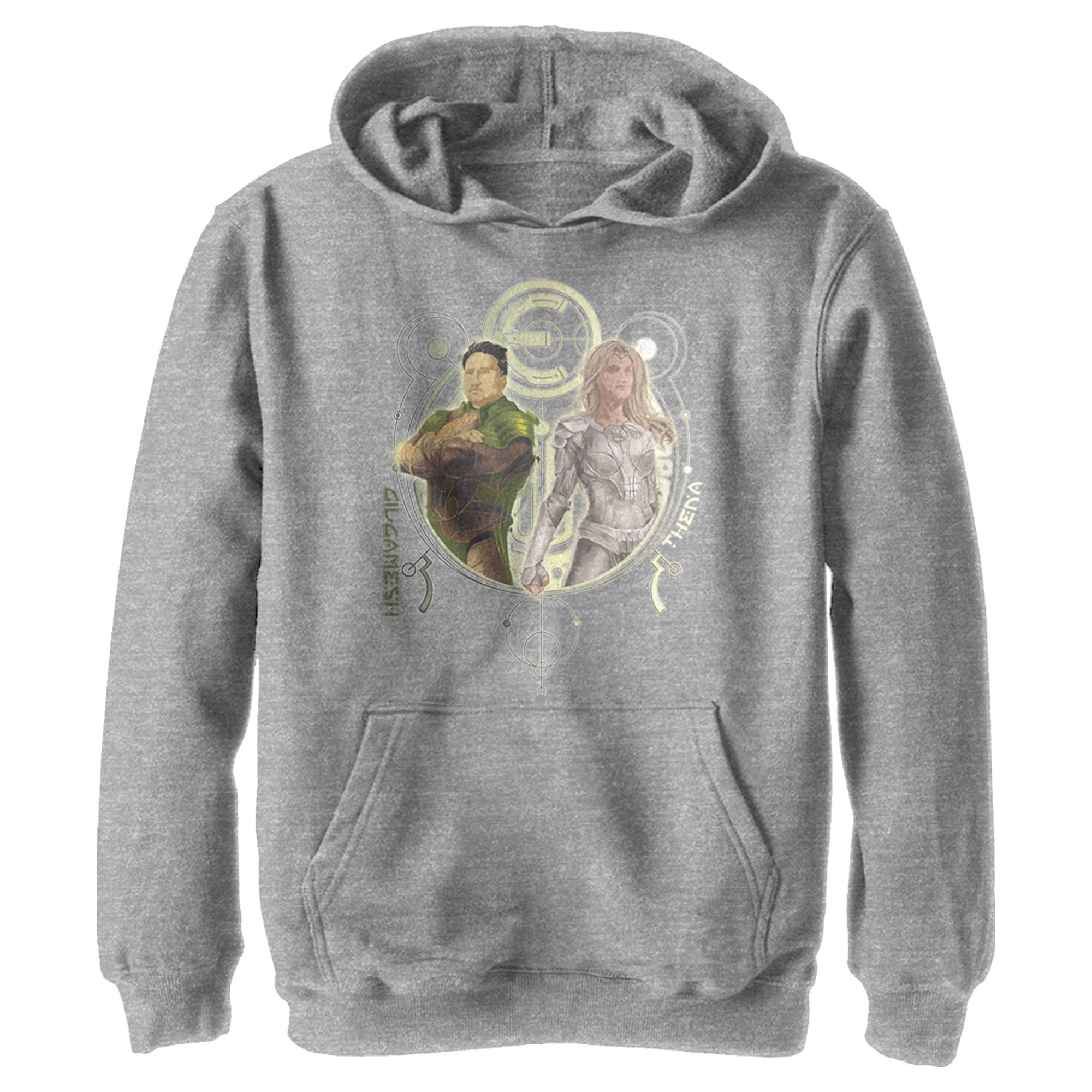 Boy’S Marvel Eternals Gilgamesh And Thena Duo Pull Over Hoodie