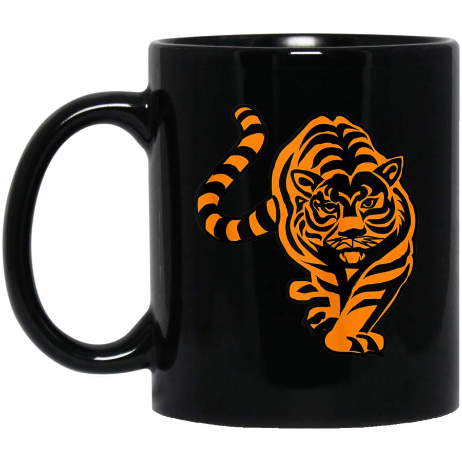 Tiger On The Prowi I Love Orange Tigers Big Cat Animal Print Coffee Mug