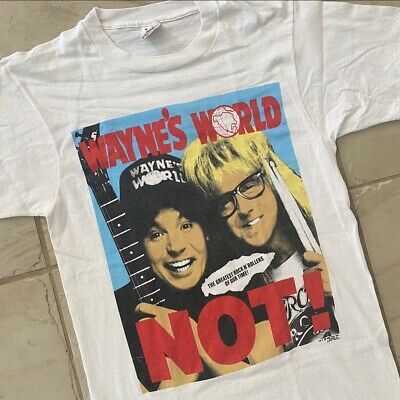 Vintage Wayne’s World Mike Myers Tv Show Promo T-shirt  M Vtg 90s 8217