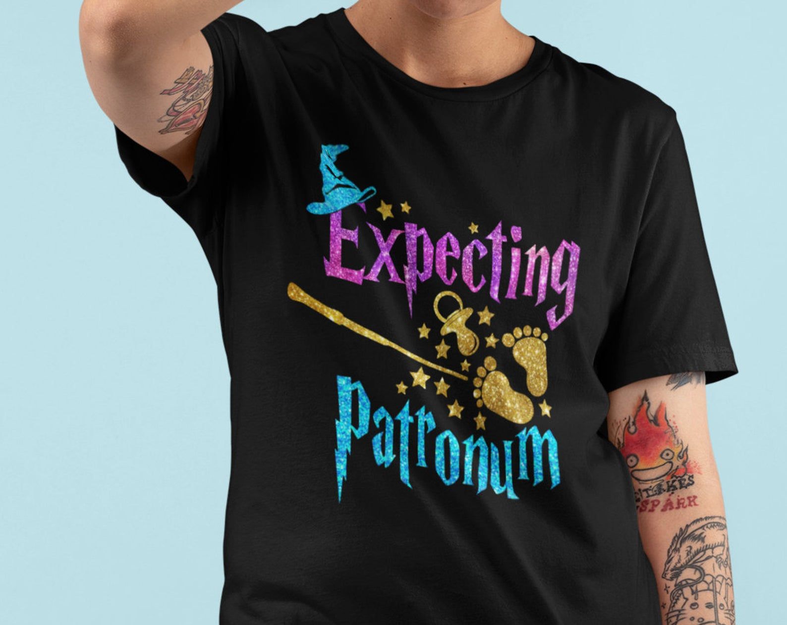 Expecting Patronum TShirt Funny Pregnancy Reveal Shirt Patronus T