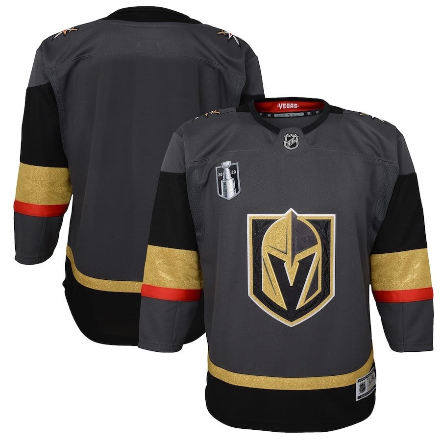 Vegas Golden Knights Youth 2023 Stanley Cup Final Alternate Jersey – Black