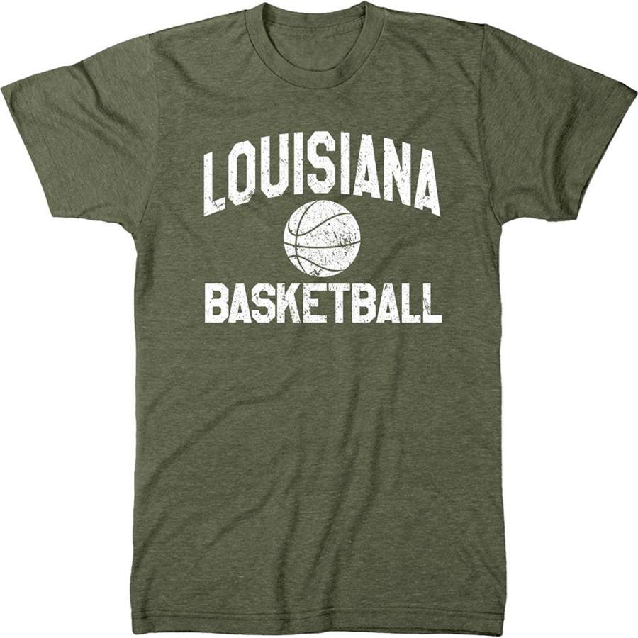 DTAGet Now  DTATrunk Candy Louisiana Basketball Men’s Modern Fit T-Shirt