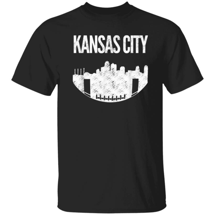 Vintage Kansas City Cityscape Retro Football TShirt